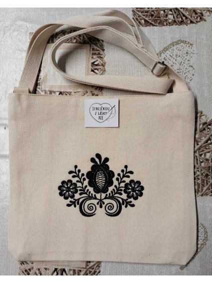Folklórní kabelka režná - ŠIŠKOVÁ