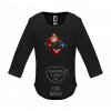 jablicko se srdeckem body cerne dlouhy rukav
