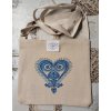 Folklórní kabelka režná - ELIŠČINO SRDÉČKO