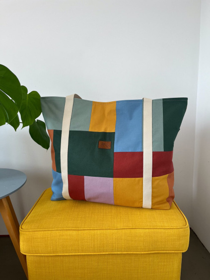 Zero Waste víkendová taška - design 2