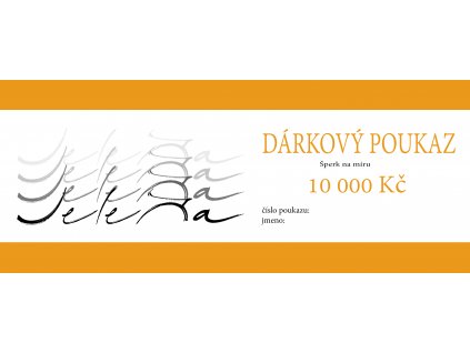 Dárkový poukaz 10000Kč šperk na míru