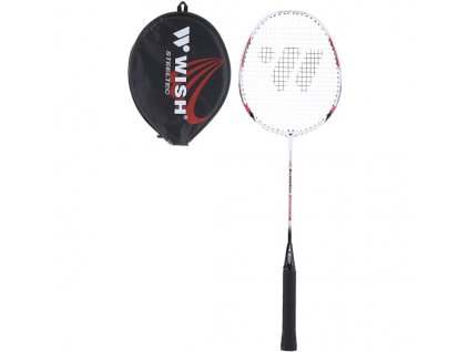 Badmintonová raketa WISH Steeltec 9, červená