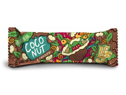 LifeLike Protein Bar Coconut - chocolate 50g