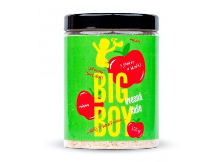 BIG BOY® Ovesná kaše s jablky a skořicí 300g