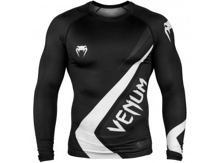 Rashguard Venum Contender 4.0 dlouhý rukáv černo-bílá