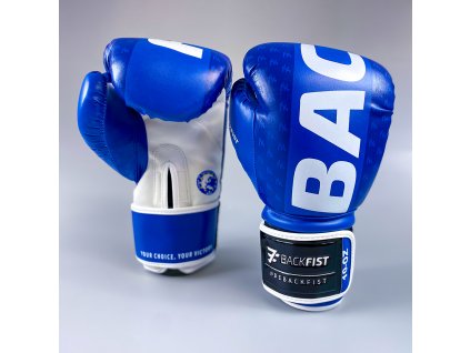 Boxerské rukavice BackFist Gemini Taekwon-do ITF modrá