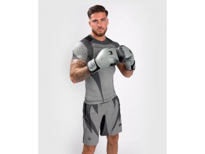 Rashguard Venum Stone krátký rukáv mineral green