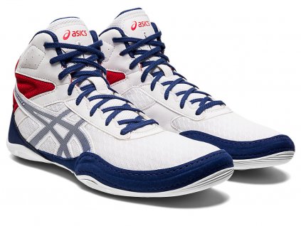 Zápasnické boty Asics Matflex 6 bílo-modrá