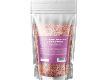 BrainMax Pure Himalayan Salt Pink, Coarse, Himalájská sůl, růžová, hrubá, 500 g