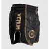 Thajské šortky Venum Santa Muerte Dark Side černo-hnědá