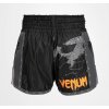 Thajské šortky Venum S47 černo/oranžová