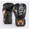 Boxerské rukavice Venum Elite černá/stříbrná/khaki