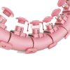 Masážní hula hoop HMS HHW12 plus size se závažím růžová