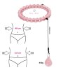 Masážní hula hoop HMS HHW12 plus size se závažím růžová