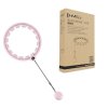 Masážní hula hoop HMS HHW09 se závažím a počítadlem růžová