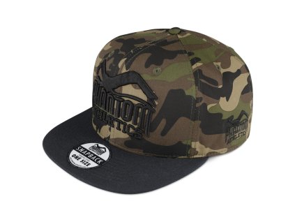 Snapback Phantom Team černo-maskáčová (Velikost UNI)