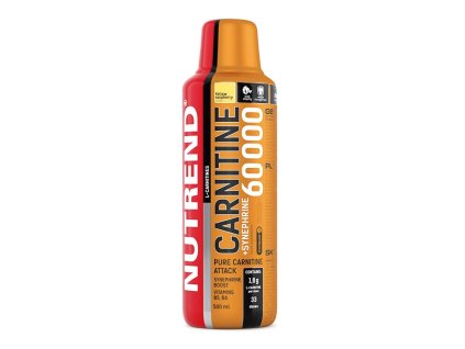 Nutrend Carnitine 60000 + Synephrine žlutá malina 500 ml (Velikost 120 tablet)