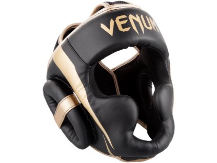 Chránič hlavy Venum Elite černo-zlatá (Velikost UNI)
