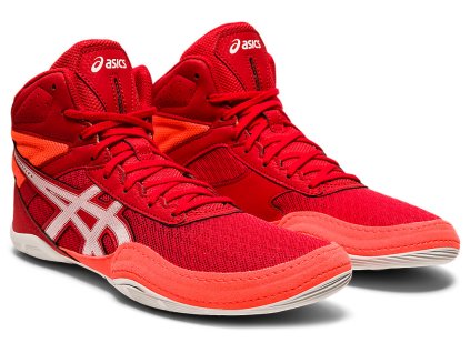 Zápasnické boty Asics Matflex 6 dětské červená (Velikost 31,5 EU)