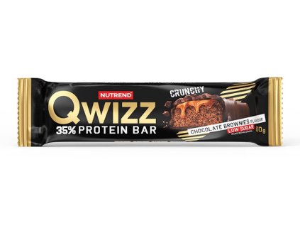 Nutrend QWIZZ Protein bar 60g (Velikost 60g, Příchuť čokoládové brownies)