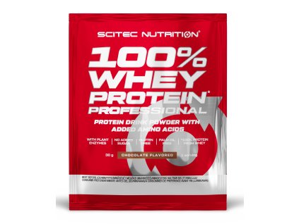 SciTec Nutrition 100% Whey Protein Professional 30g (Velikost 30g, Příchuť vanilka)
