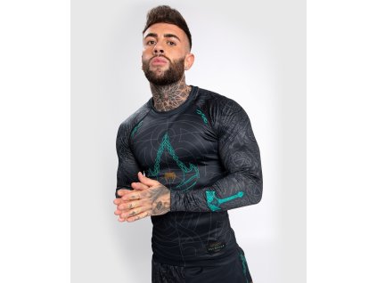 Rashguard Venum Assassin's Creed Reloaded dlouhý rukáv (Barva černá, Velikost L)