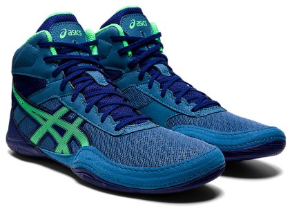 Zápasnické boty Asics Matflex 6 azurová (Velikost 38 EU)