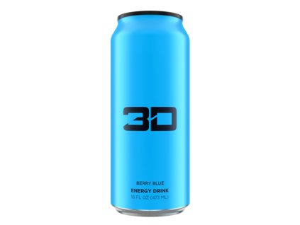 3D Energy drink 473ml (Příchuť modrá malina)