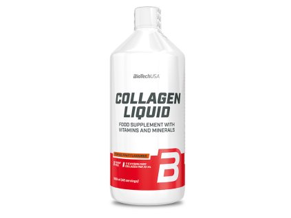 BioTech USA Collagen Liquid 1000ml (Příchuť tropické ovoce)