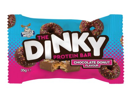 Muscle Moose The Dinky Protein Bar 35g (Velikost 35g, Příchuť čokoládový donut)