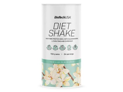 BioTech USA Diet Shake 720g (Příchuť vanilka)