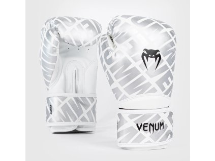 Boxerské rukavice Venum Contender 1.5 XT bílo-stříbrná (Barva bílo-stříbrná, Velikost 10oz)