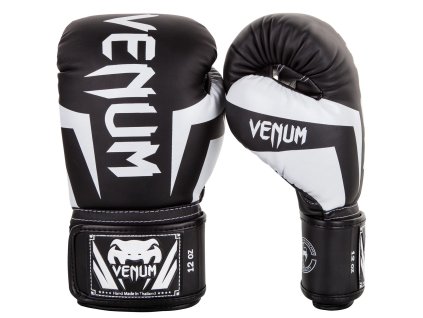 Boxerské rukavice VENUM Elite černo-bílá (Velikost 10oz)