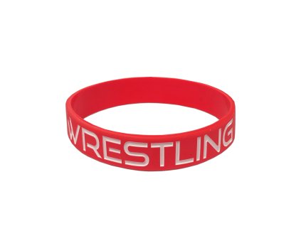 Náramek JEMASPORT Wrestling červený - L (Velikost L)