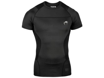 Rashguard Venum G-FIT krátký rukáv černá (Velikost L)