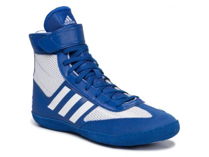Zápasnické boty Adidas Combat Speed 5 modro-bílá (Velikost 44 2/3 EU)