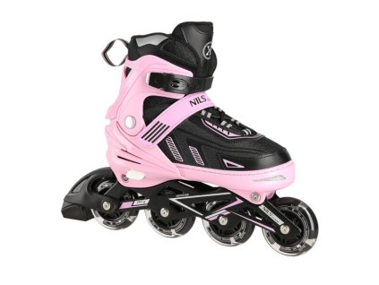 Kolečkové brusle NILS Extreme NA11230 růžové (Velikost M(35-38))