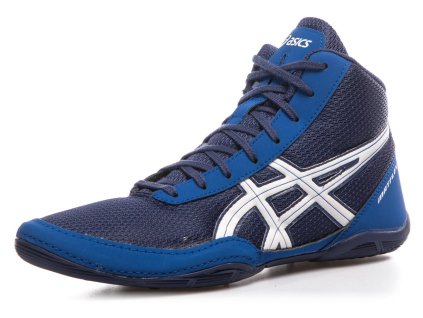 Zápasnické boty Asics Matflex 5 dětské modrá (Velikost 37 EU)