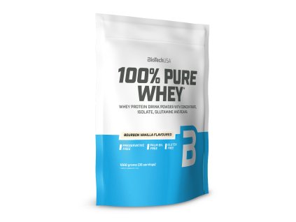 BioTech USA 100% Pure Whey 1000g (Příchuť bez příchutě)