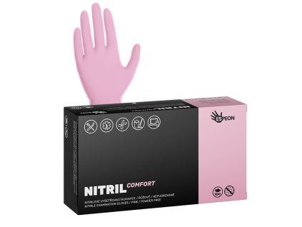Nitril COMFORT růžové