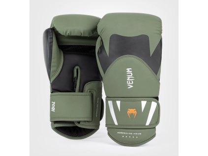 Boxerské rukavice Venum Challenger 4.0 khaki (Velikost 10oz)