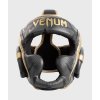 Chránič hlavy Venum Elite tmavý maskáč / zlatá (Velikost UNI)