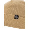 Zimní pletená čepice Pitbull West Coast Small Logo písková (Barva šedá, Velikost UNI)