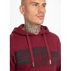 Pánská mikina Pitbull West Coast KP Classic Boxing burgundy (Velikost M)