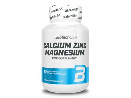 BioTech USA Calcium + Zinek + Magnesium 100 tablet
