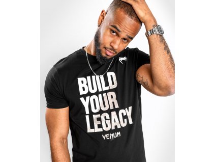 Tričko Venum Build Your Legacy černá