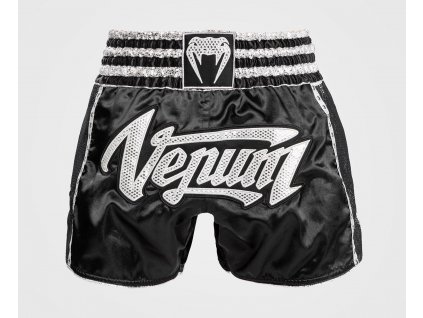Thajské šortky Venum ABSOLUTE 2.0 černo-stříbrná