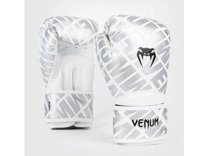 Boxerské rukavice Venum Contender 1.5 XT bílo-stříbrná