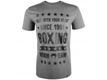 Tričko Venum Boxing Origins šedá
