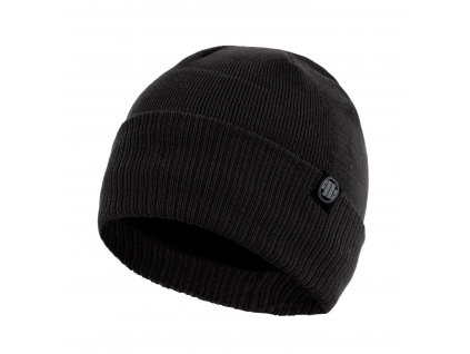Zimní pletená čepice Pitbull West Coast Small Logo černá (Barva šedá, Velikost UNI)
